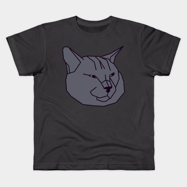 Jim the Shoulder Cat Kids T-Shirt by ShoulderCatsRadio